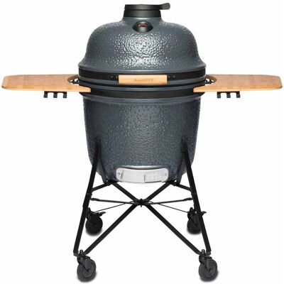 BergHOFF 2415700 Buiten Keramische Kamado BBQ Grill - Grijs BergHOFF 2415700 Buiten Keramische Kamado BBQ Grill - Grijs