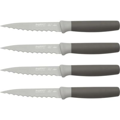 BERGHOFF Leo Ensemble de 3 Couteaux à Steak en Acier Inoxydable - Publicité BERGHOFF Leo Ensemble de 3 Couteaux à Steak en Acier Inoxydable - Publicité