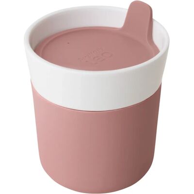 Tasse de voyage BergHOFF Leo - 250ml Rose et Blanc - Publicité Tasse de voyage BergHOFF Leo - 250ml Rose et Blanc - Publicité