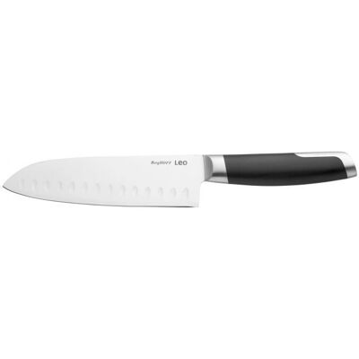BergHOFF Leo Graphite Cuchillo Santoku de Acero Inoxidable - Utensilio de Cocina BergHOFF Leo Graphite Cuchillo Santoku de Acero Inoxidable - Utensilio de Cocina