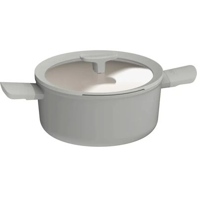 BergHOFF 3950429 Recyceltes Aluminiums Topf mit Glasdeckel - Stock Pot BergHOFF 3950429 Recyceltes Aluminiums Topf mit Glasdeckel - Stock Pot