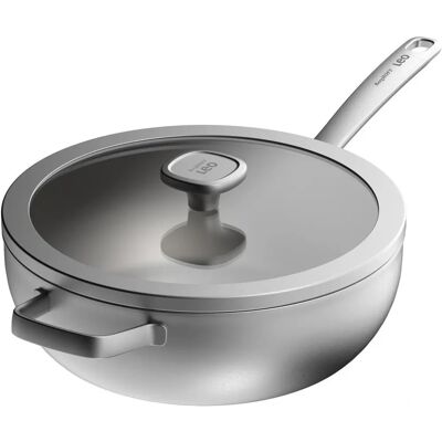 BergHOFF Leo Graphite Wok - Recycelter Edelstahl - Backofenfest BergHOFF Leo Graphite Wok - Recycelter Edelstahl - Backofenfest