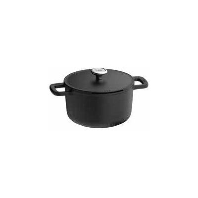 BergHOFF Leo Phantom Recycling Gusseisen Kochtopf - 24cm - Schwarz BergHOFF Leo Phantom Recycling Gusseisen Kochtopf - 24cm - Schwarz
