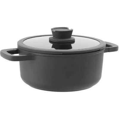 BergHOFF 3950593 Suppentopf - 4,4L, Schwarz, Aluminium BergHOFF 3950593 Suppentopf - 4,4L, Schwarz, Aluminium