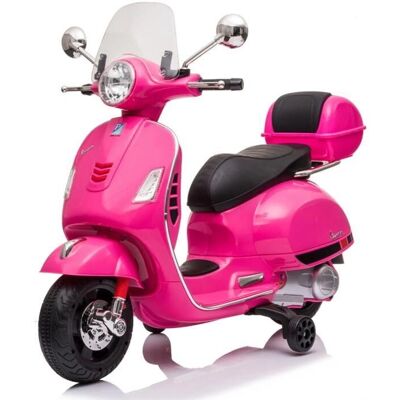 Vespa GT - Scooter Électrique 6V - pour Enfants - Rose - 3-6 Ans - Publicité Vespa GT - Scooter Électrique 6V - pour Enfants - Rose - 3-6 Ans - Publicité
