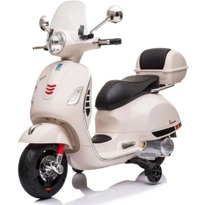 Vespa GT Scooter Électrique - Blanc - 3-6 Ans - Fun Léger - Publicité Vespa GT Scooter Électrique - Blanc - 3-6 Ans - Fun Léger - Publicité