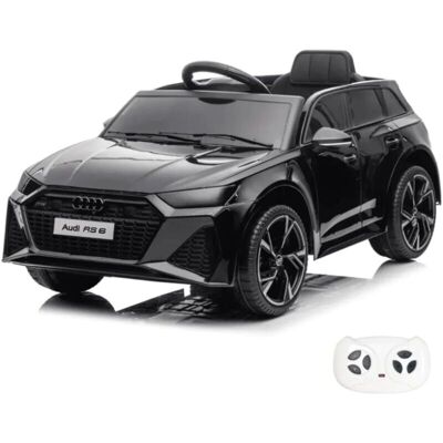 Voiture Électrique pour Enfants Audi RS6 12V - Noir - Sécurité & Amusement - Publicité Voiture Électrique pour Enfants Audi RS6 12V - Noir - Sécurité & Amusement - Publicité