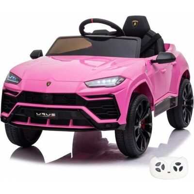 Coche eléctrico infantil Lamborghini Urus - Rosa - Seguridad y aventura Coche eléctrico infantil Lamborghini Urus - Rosa - Seguridad y aventura