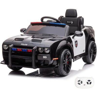 Coche Policía Eléctrico Dodge Charger SRT para Niños - Negro - 12V Coche Policía Eléctrico Dodge Charger SRT para Niños - Negro - 12V