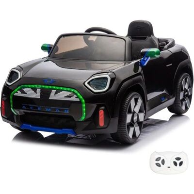 Coche eléctrico infantil Mini Aceman - Negro - Para edades 1-5 - Seguridad y diversión Coche eléctrico infantil Mini Aceman - Negro - Para edades 1-5 - Seguridad y diversión