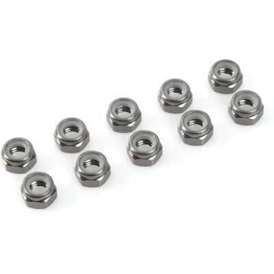 Revtec M5 Gun Metal Aluminium - Zelfborgende zeskantmoer Revtec M5 Gun Metal Aluminium - Zelfborgende zeskantmoer