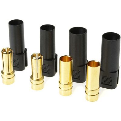 Revtec - XT150 - Zwart - 2 paar - Goudplated connectors set Revtec - XT150 - Zwart - 2 paar - Goudplated connectors set