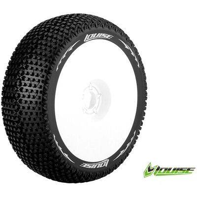Louise - B-TURBO - Zacht - Witte disc velgen - RC bandenset Louise - B-TURBO - Zacht - Witte disc velgen - RC bandenset
