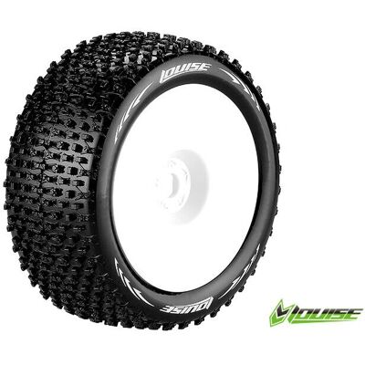 Louise - T-PIRATE - Super Soft - White - 1/8 Truggy - Tire set Louise - T-PIRATE - Super Soft - White - 1/8 Truggy - Tire set