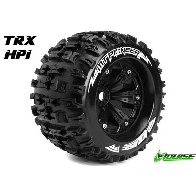 Louise - MT-PIONEER - Medium banden - 0 offset - RC wheel-tire set Louise - MT-PIONEER - Medium banden - 0 offset - RC wheel-tire set