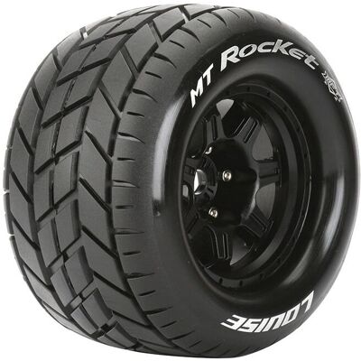 Louise - MT-Rocket - Zwart - 1/8 - RC banden en velgen set Louise - MT-Rocket - Zwart - 1/8 - RC banden en velgen set