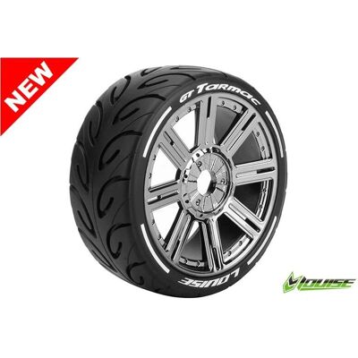 Louise - GT-TARMAC - Zwart Chroom - MFT 1/8 Buggy - Banden Louise - GT-TARMAC - Zwart Chroom - MFT 1/8 Buggy - Banden