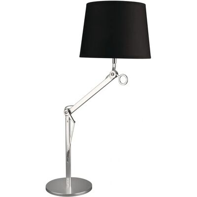 Lampe de Table Modèle Eseo 379693013 - E27 Noir, Chrome Lampe de Table Modèle Eseo 379693013 - E27 Noir, Chrome