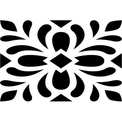Stencil Decorativo 15x15cm Artémio - Decoração de Interiores Stencil Decorativo 15x15cm Artémio - Decoração de Interiores