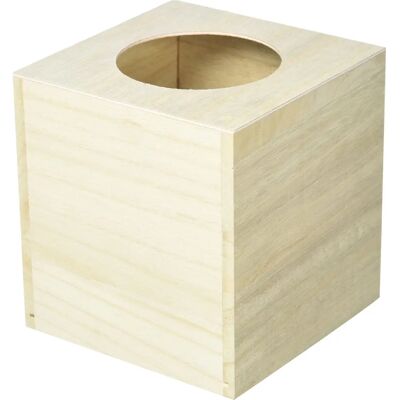 ARTEMIO Boîte en bois carrée - Tissue Box ARTEMIO Boîte en bois carrée - Tissue Box