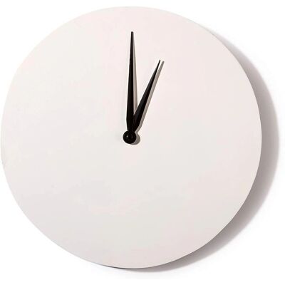 Artemio White 30cm Wooden Round Clock - Decor Artemio White 30cm Wooden Round Clock - Decor