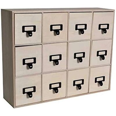 Artemio Wooden Drawer Unit - 12 Drawers - 41.5x32.5x11cm - Furniture Artemio Wooden Drawer Unit - 12 Drawers - 41.5x32.5x11cm - Furniture
