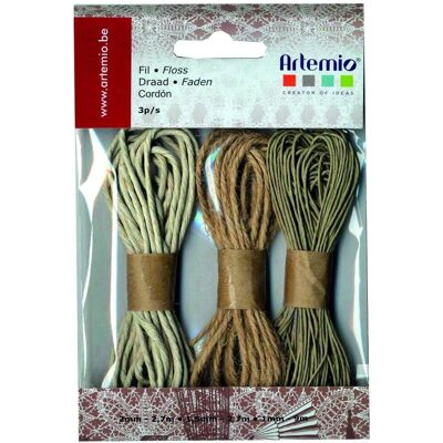 Artemio Ficelle de chanvre Marron - Ficelle de chanvre pour scrapbooking - Publicité Artemio Ficelle de chanvre Marron - Ficelle de chanvre pour scrapbooking - Publicité