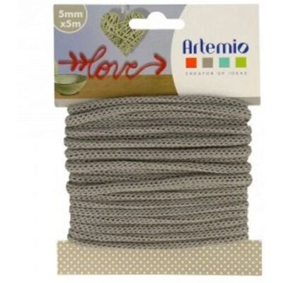 Artemio Grijs Garen - 5 mm x 5 m - Voor Breien & Vormgeven Artemio Grijs Garen - 5 mm x 5 m - Voor Breien & Vormgeven