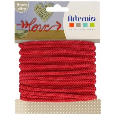 Filati Artemio - Rosso - 5 m x 5 mm - Lana da maglia Filati Artemio - Rosso - 5 m x 5 mm - Lana da maglia