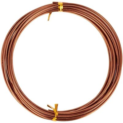 Drut aluminiowy Artemio - brązowy - 1,5 mm x 5 m - Drut Drut aluminiowy Artemio - brązowy - 1,5 mm x 5 m - Drut