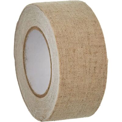 Fita de linho autoadesiva - Natural - 30mm x 5m - Tipo de produto Fita de linho autoadesiva - Natural - 30mm x 5m - Tipo de produto