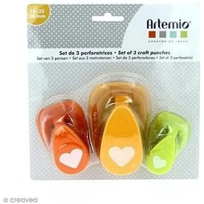 Artemio Heart Punch - Scrapbooking and Card Making Tool Artemio Heart Punch - Scrapbooking and Card Making Tool