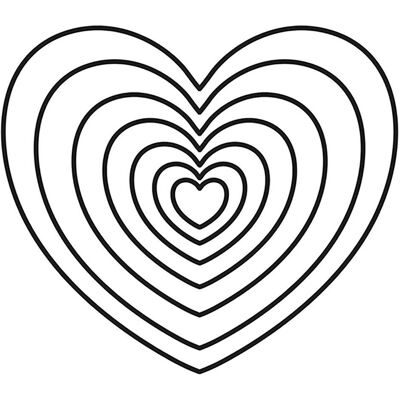 Rougier & Plé Conjunto de Troqueles Corazón - Manualidades y Arte Rougier & Plé Conjunto de Troqueles Corazón - Manualidades y Arte