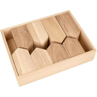 Artemio Beigen Holz Häuser mit Tablett - Dekor DIY Kinderzimmer Artemio Beigen Holz Häuser mit Tablett - Dekor DIY Kinderzimmer