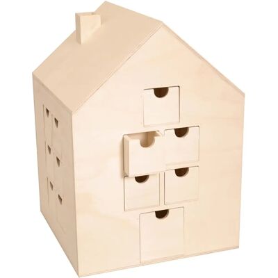 Artemio Advent Calendar House - Christmas Decor, 24 Drawers Artemio Advent Calendar House - Christmas Decor, 24 Drawers