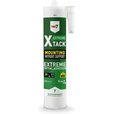 Tec7 - X-Tack - Noir - 290ml - adhésif - Publicité Tec7 - X-Tack - Noir - 290ml - adhésif - Publicité