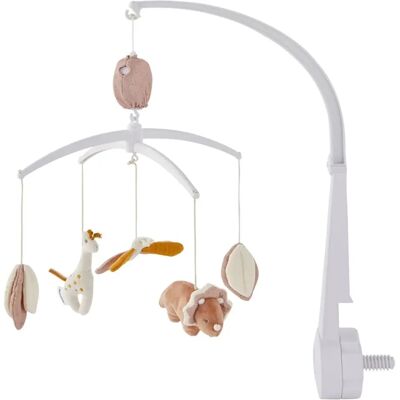Mobile musical pour bébé Rose de Noukie's - Lina & Joy - 60x48x36cm - Publicité Mobile musical pour bébé Rose de Noukie's - Lina & Joy - 60x48x36cm - Publicité