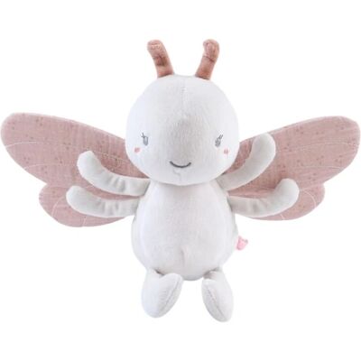 Peluches Louli de Noukie's - Greige/Ecru - 25cm - Doux & Câlin - Cadeau Bébé - Publicité Peluches Louli de Noukie's - Greige/Ecru - 25cm - Doux & Câlin - Cadeau Bébé - Publicité