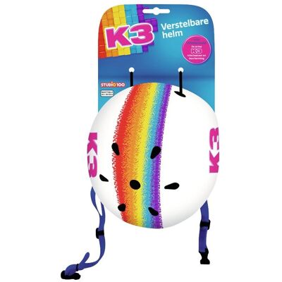Casque de Skate K3 Studio 100 - Coloré, réglable, léger - Publicité Casque de Skate K3 Studio 100 - Coloré, réglable, léger - Publicité