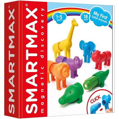 SmartMax Moje Pierwsze Zwierzęta Safari - Zabawka rozwijająca umiejętności SmartMax Moje Pierwsze Zwierzęta Safari - Zabawka rozwijająca umiejętności
