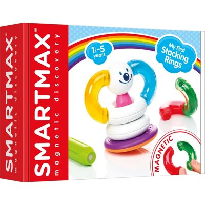 SmartMax Moje pierwsze nakładane pierścienie - Magnetyczne pierścienie do układania dla dzieci SmartMax Moje pierwsze nakładane pierścienie - Magnetyczne pierścienie do układania dla dzieci