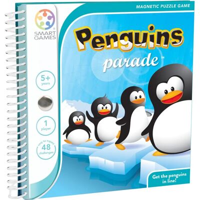 SmartGames Penguins Parade - Wielokolorowa Gra Planszowa dla Dzieci 5+ Wyzwania SmartGames Penguins Parade - Wielokolorowa Gra Planszowa dla Dzieci 5+ Wyzwania