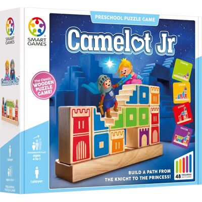 SmartGames Camelot Jr. - Puzzelspel - 48 Uitdagingen SmartGames Camelot Jr. - Puzzelspel - 48 Uitdagingen