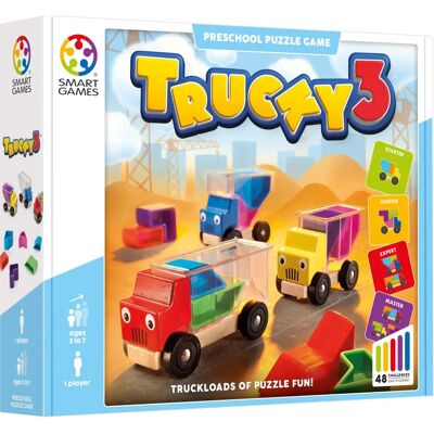 SmartGames Trucky 3 - Meerkleurig Puzzelspel SmartGames Trucky 3 - Meerkleurig Puzzelspel