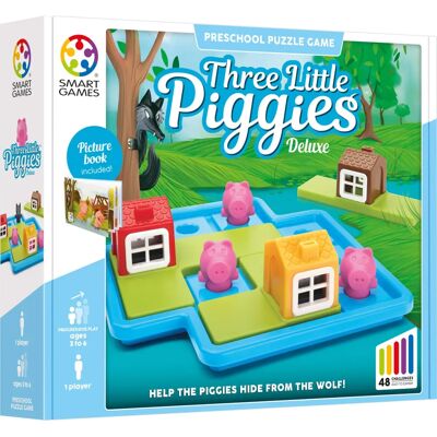 Smart Games Drei kleine Schweinchen - Deluxe Gesellschaftsspiel Smart Games Drei kleine Schweinchen - Deluxe Gesellschaftsspiel