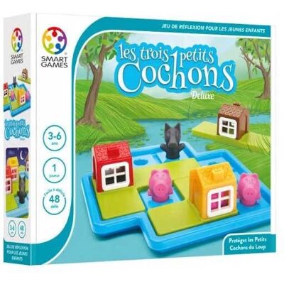 SMARTGAMES Les Trois Petits Cochons - Deluxe - Jeu Éducatif - Publicité SMARTGAMES Les Trois Petits Cochons - Deluxe - Jeu Éducatif - Publicité