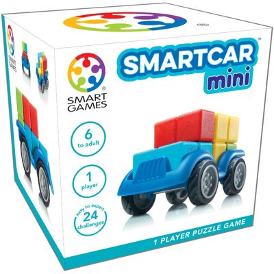 SmartGames SmartCar Mini - Puzzlespiel für Kinder 6+ SmartGames SmartCar Mini - Puzzlespiel für Kinder 6+
