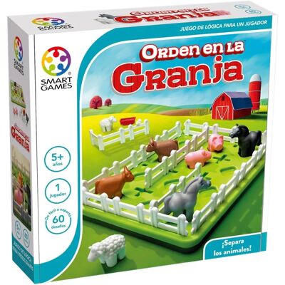Smart Games Ordem na Fazenda Quebra-Cabeça Educativo - Para Crianças Smart Games Ordem na Fazenda Quebra-Cabeça Educativo - Para Crianças