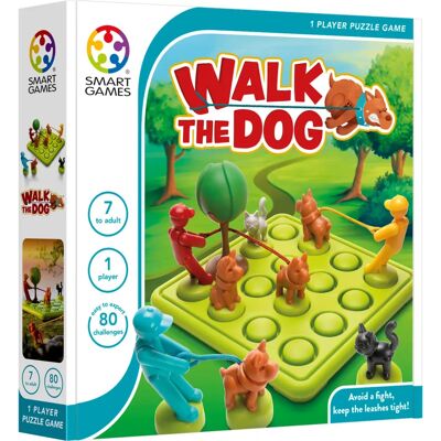 Smart Games Walk the Dog - 80 Herausforderungen - Brettspiel Smart Games Walk the Dog - 80 Herausforderungen - Brettspiel