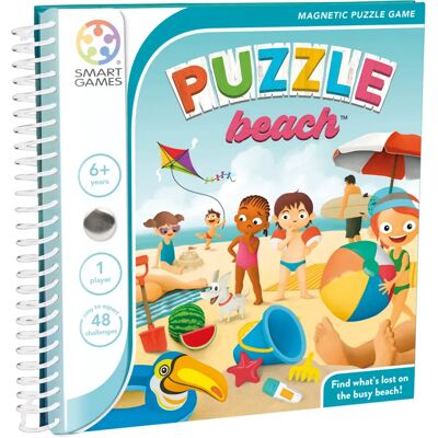 SmartGames Puzzle Beach - 48 Wyzwań dla Dzieci i Dorosłych SmartGames Puzzle Beach - 48 Wyzwań dla Dzieci i Dorosłych